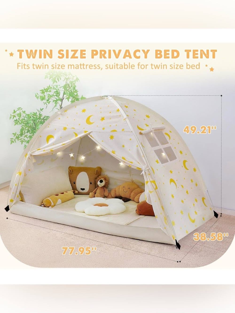 Twin Size Privacy Bed Tent